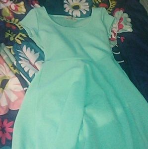 Teal Dress